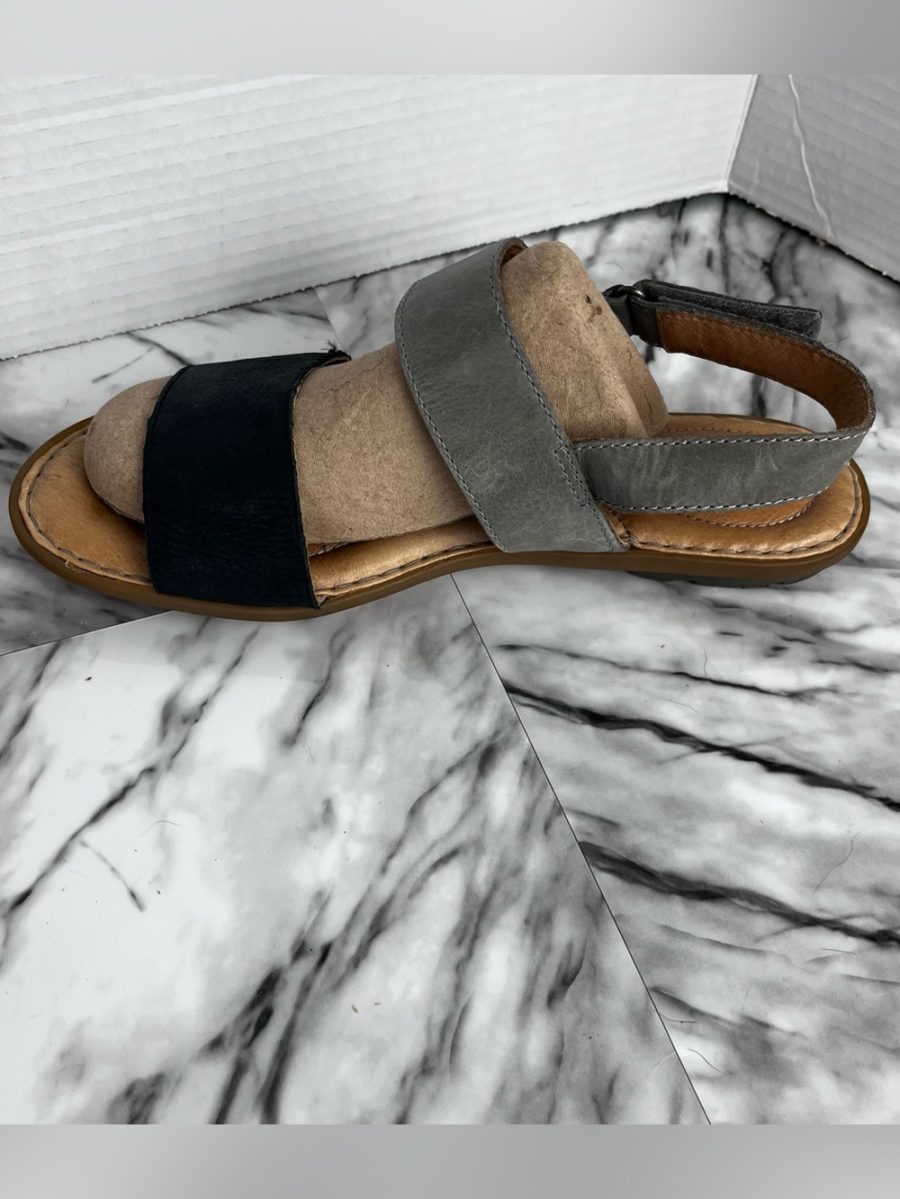 BOC Born Women’s fleet slingback sandals with Velcro closure